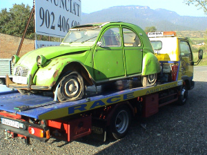 2CV antiguo restauracion