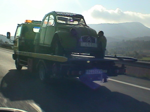 2CV antiguo restauracion